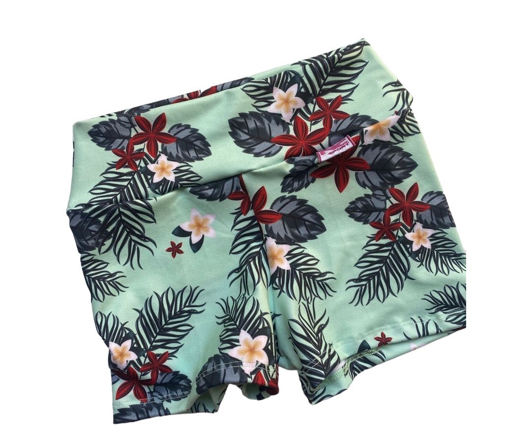 Short Menta Flores