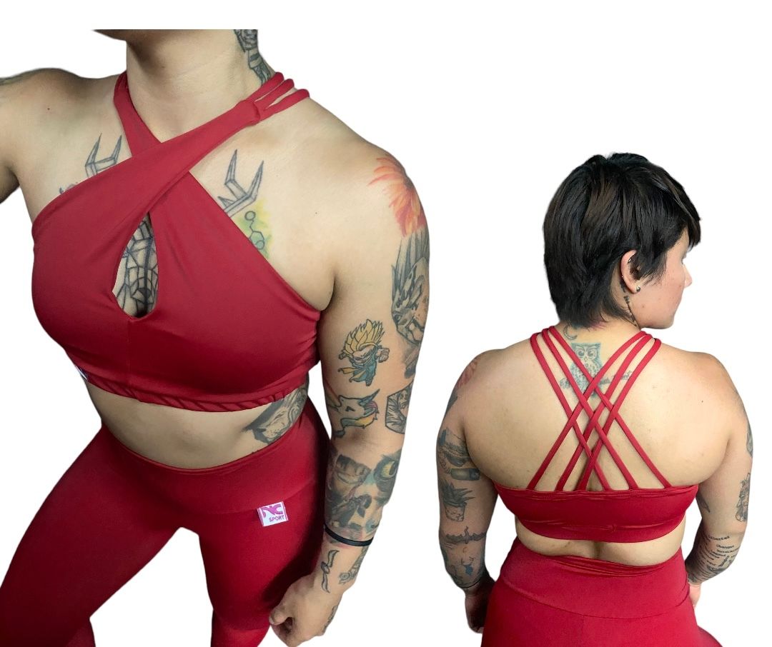 Top Afrodita Rojo Vino