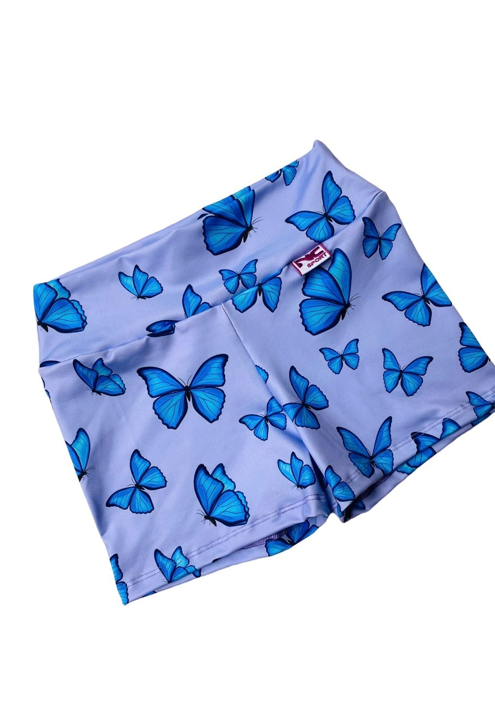 Short Lila con Mariposas