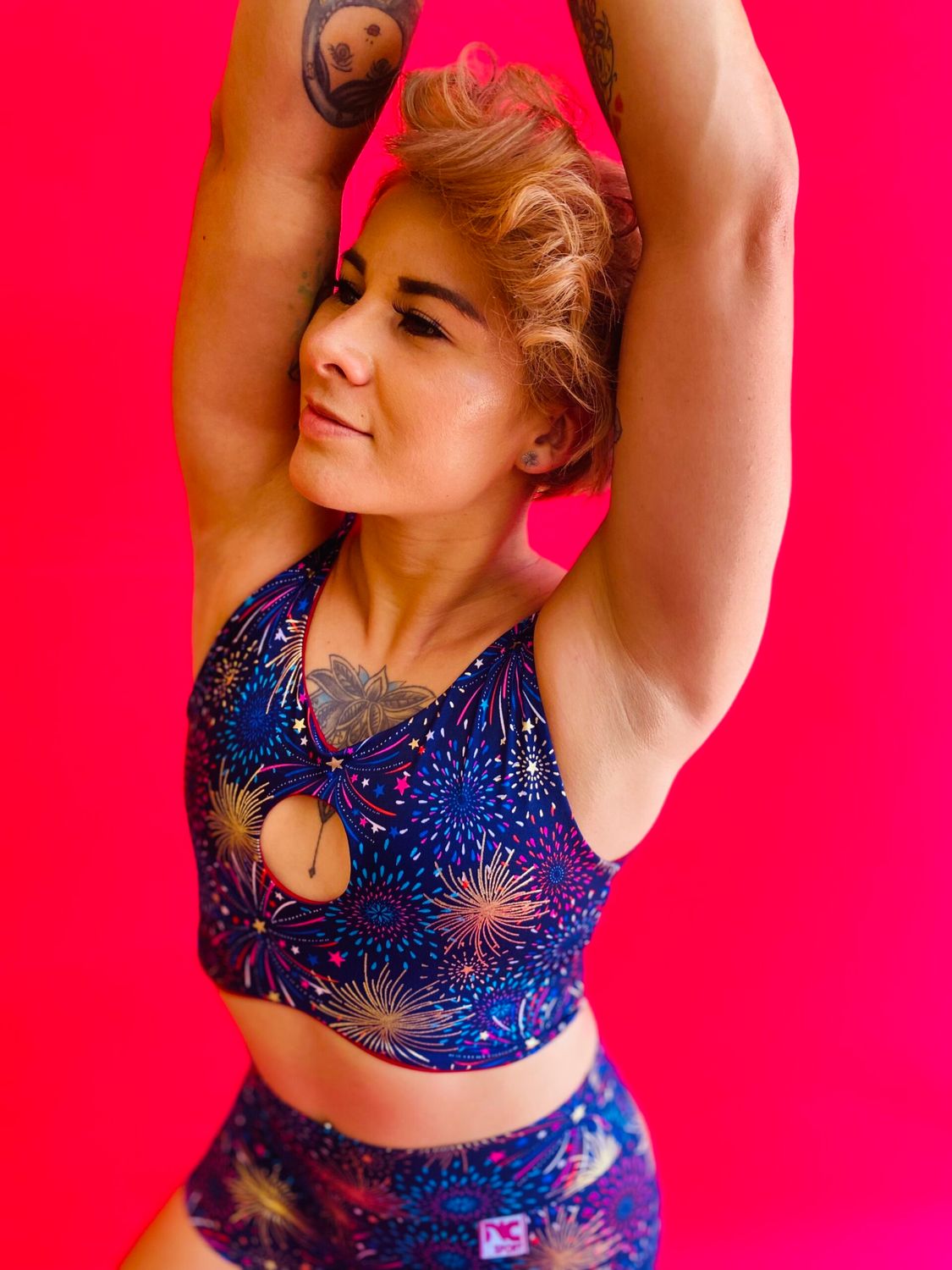 Top Ambar Festival Reversible Rojo