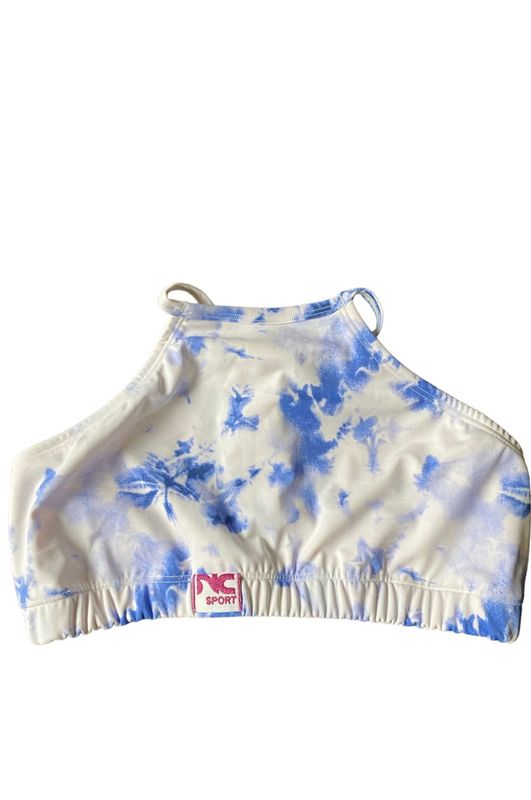 Top Cristal Tie Dye Azul