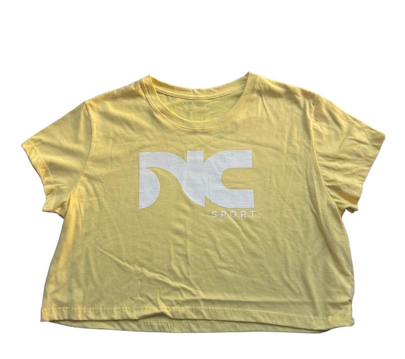 Crop Top Amarillo Pastel