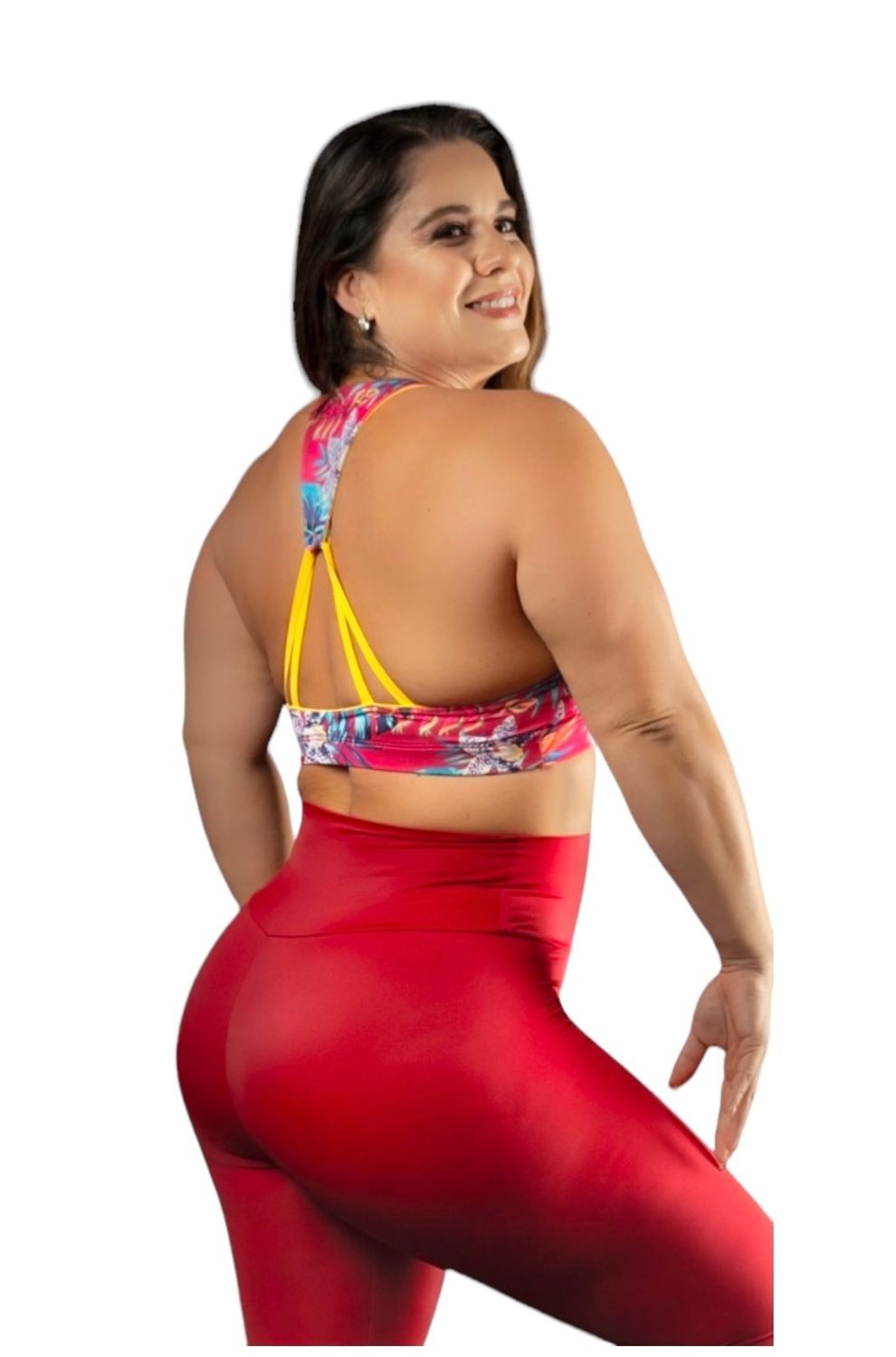 Tamara Top Rojo Aves Paraiso