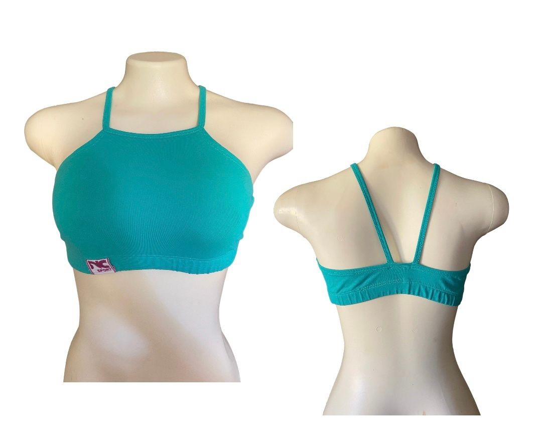 Top Cristal Menta Oscuro