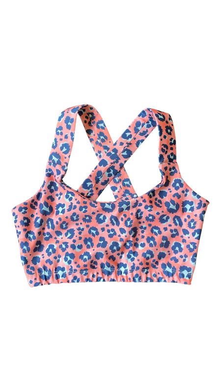 Top Gota Animal Print Rosa