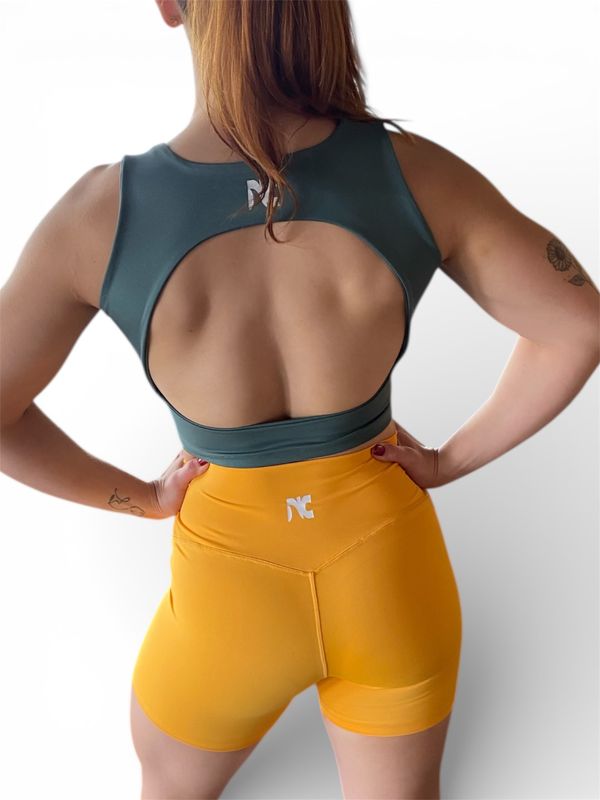 Ebony Top Verde Botella