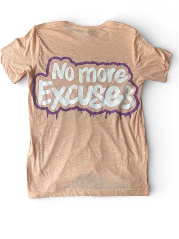 T-Shirt No More Excuses Melón