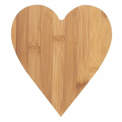 Bamboo Heart small- neutral 20x18x1,2cm