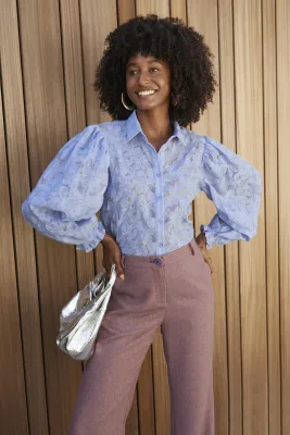 Blouse Birdie Light blue
