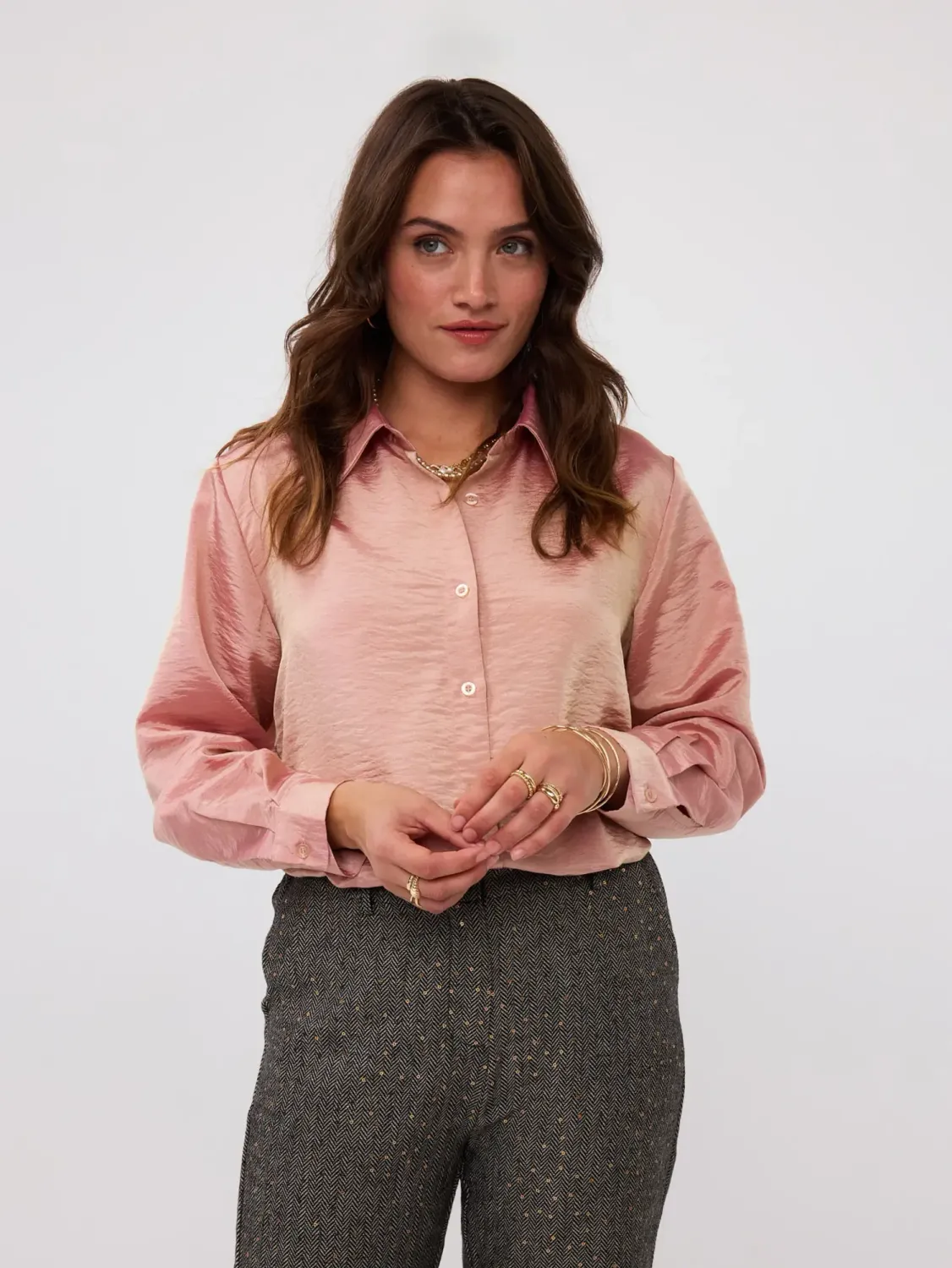 Blouse CarolinaSoft pink