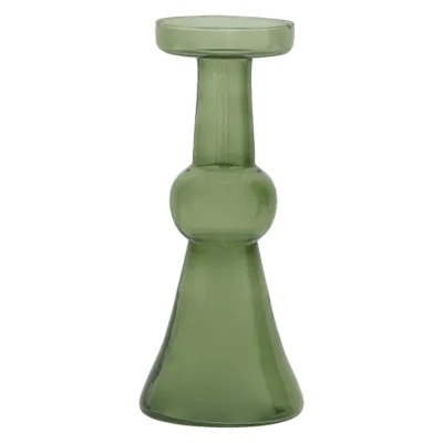 Candle holder Mera hedge green