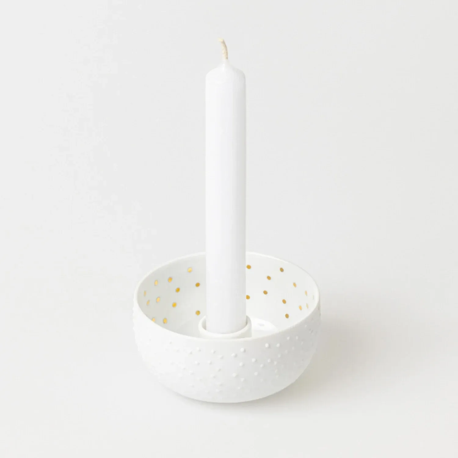 Candle Bowl Dots - Dia:9,4cm H:5cm