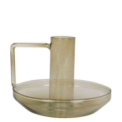 Candle Holder Modern Light Moss gr D, 10cm, H, 7,5cm