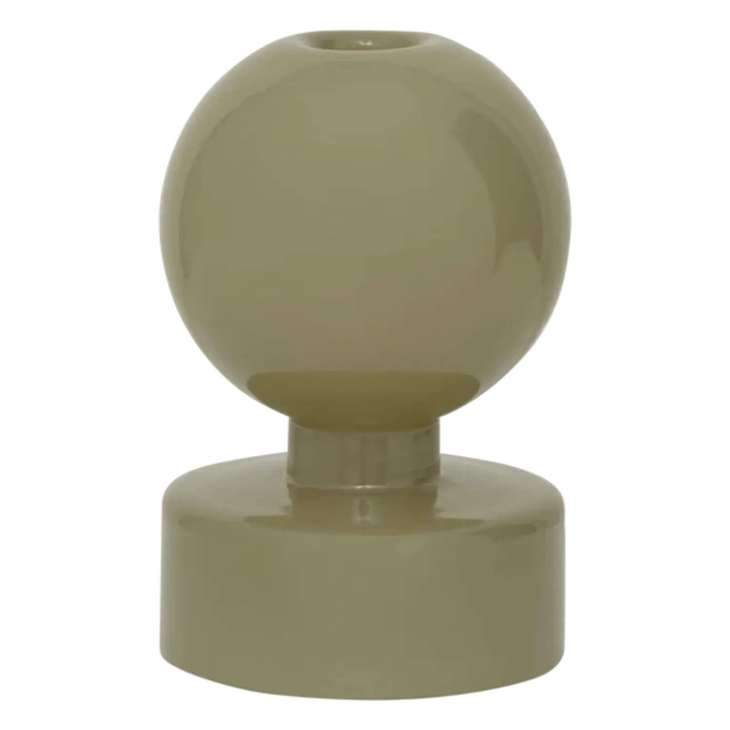 Candle holder Pallo B, spray green