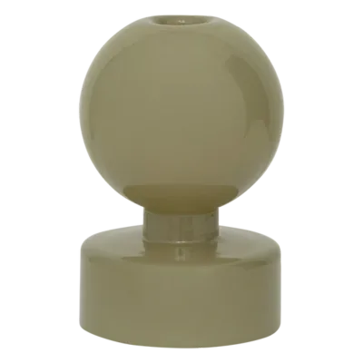 Candle holder Pallo B, spray green