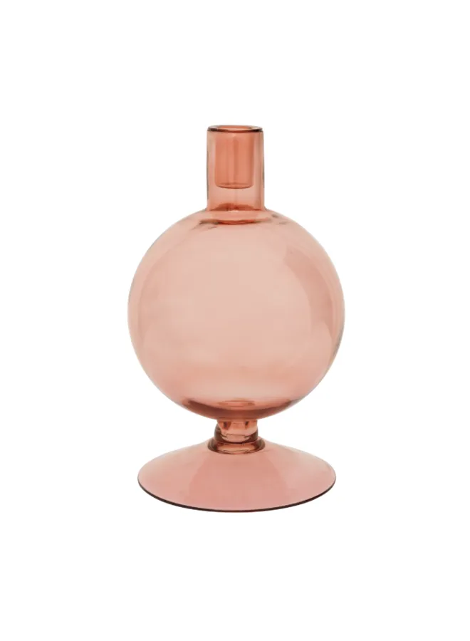 Candle holder Sopra cameo brown