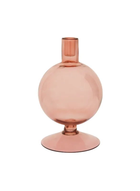 Candle holder Sopra cameo brown