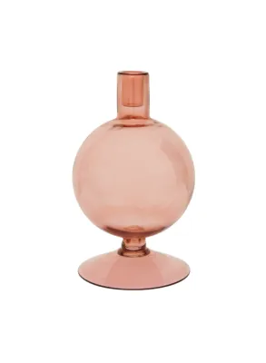 Candle holder Sopra cameo brown