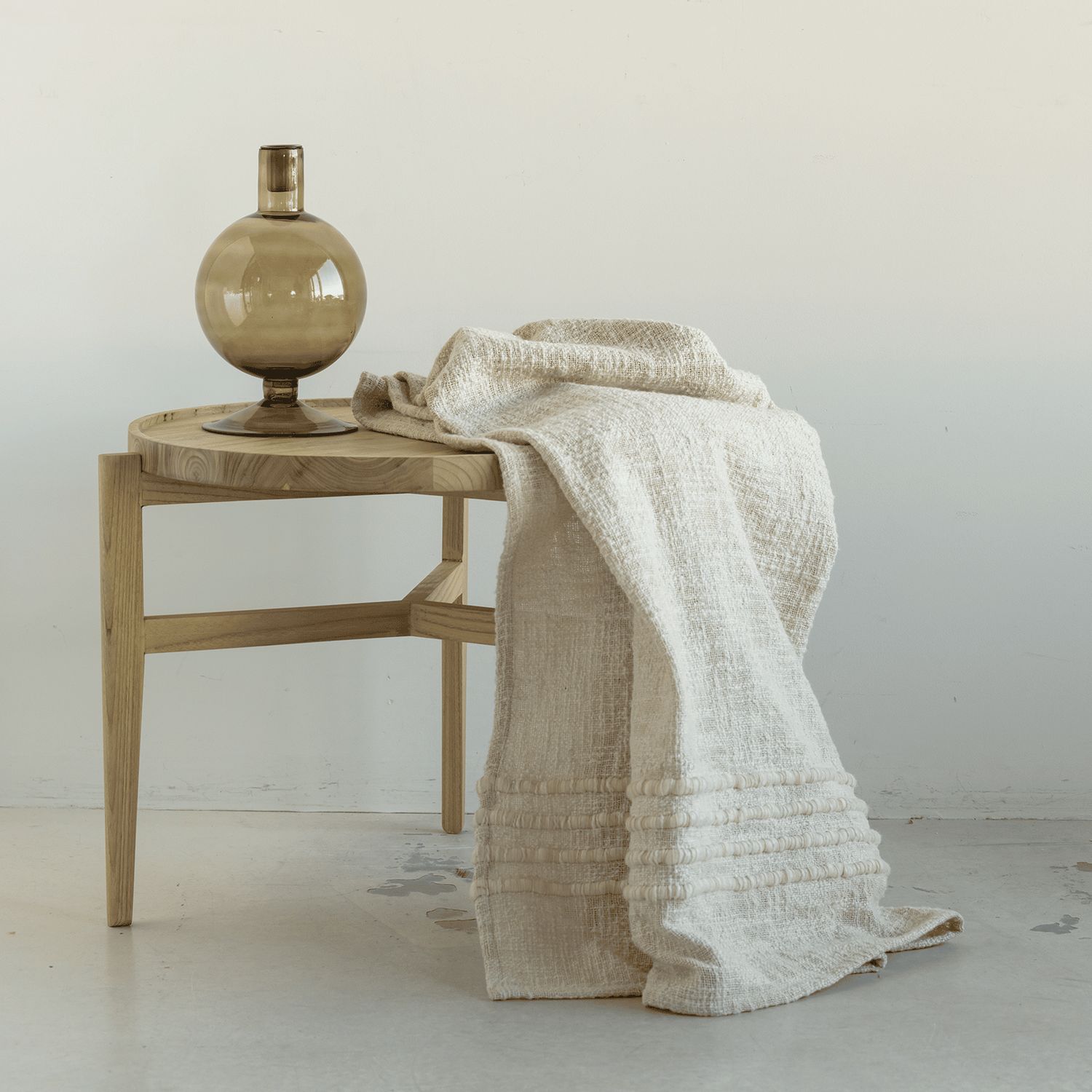 Candle holder Sopra olive green