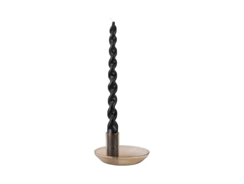 Candle Holder Tub Sand brown D, 10,5cm, H, 5cm