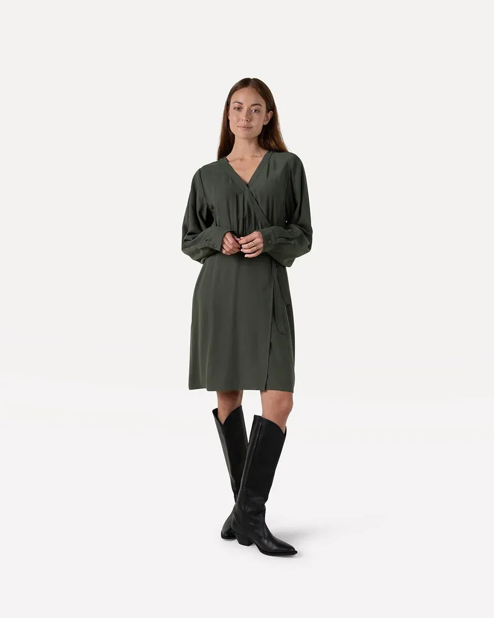 Claudia dress l/sDeep depths
