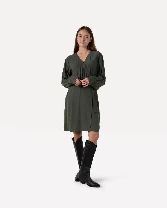 Claudia dress l/sDeep depths