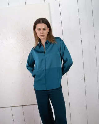 Catalina shirt l/sBlue coral