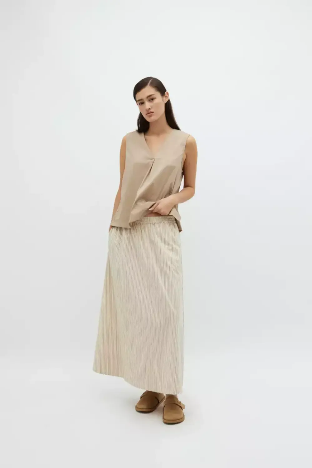 Delorak-MRamlaPrairie SandShirt / Blouse