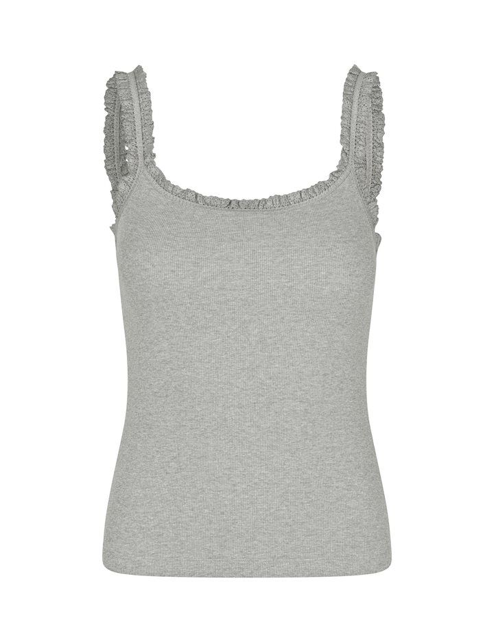 Elinea-MEvelynGrey MelangeTop / T-shirt