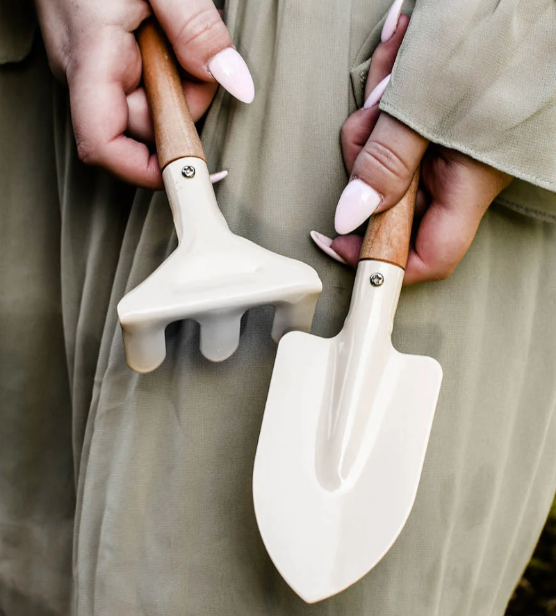 Forsbacka - Beige gardening set