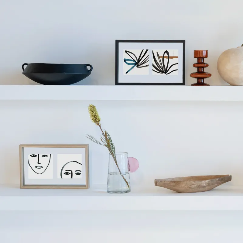 Photo Frame Floating - black
