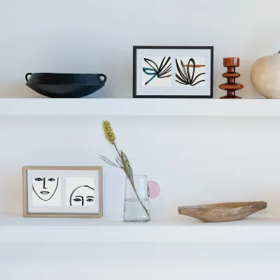 Photo Frame Floating - black
