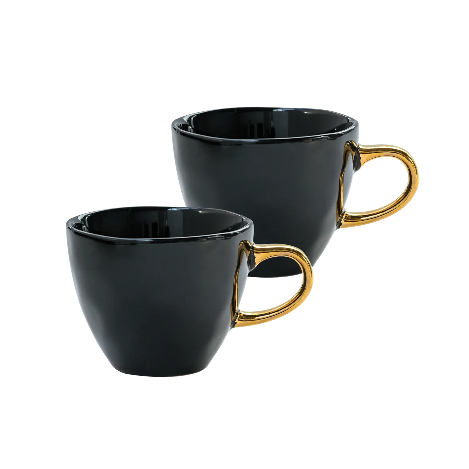 Good Morning Cup Mini - s/2 in giftpack - black