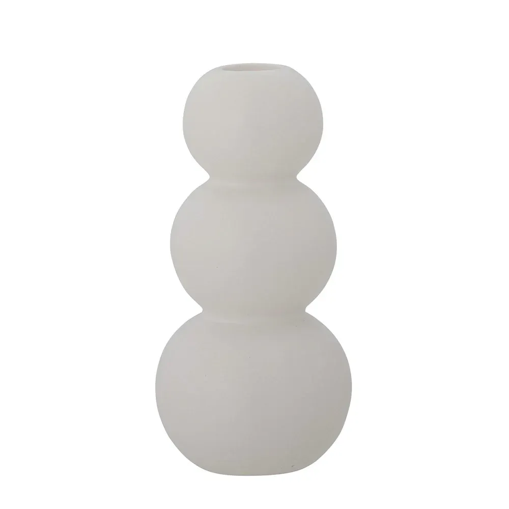 Ingo Candlestick, Nature, Stoneware