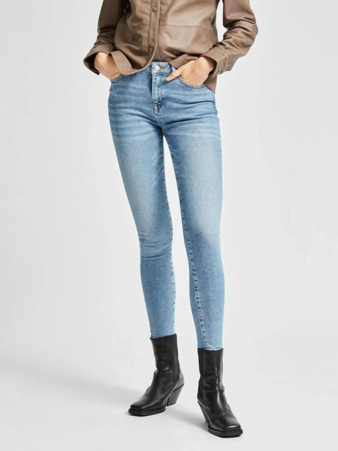 Jeans - Sophia Mid Waist Skinny - medium blue - L30