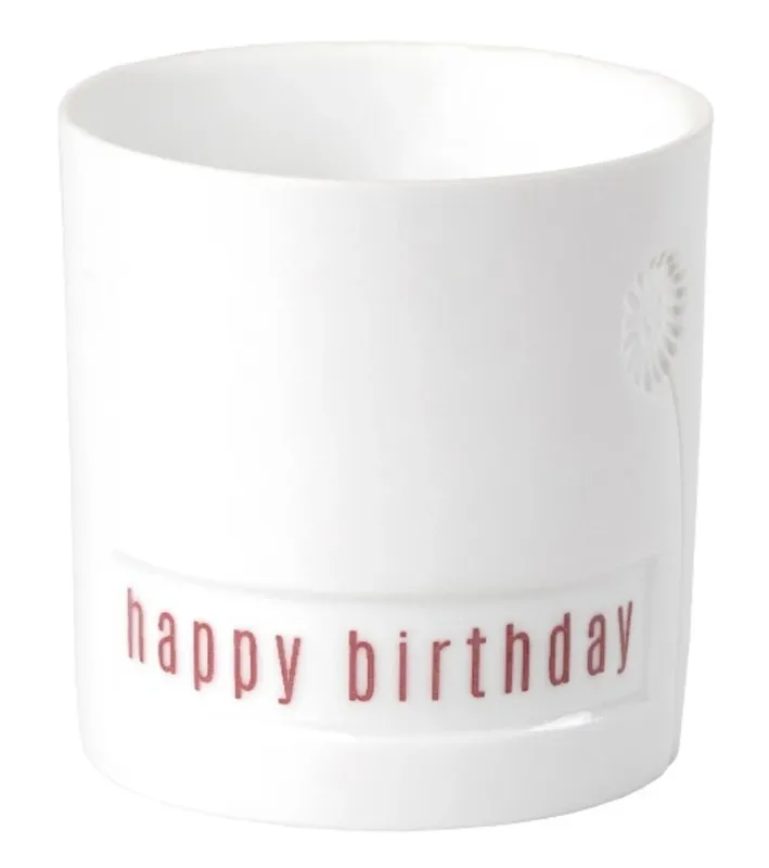 Light Happy Birthday - D:5cm H:5,5cm