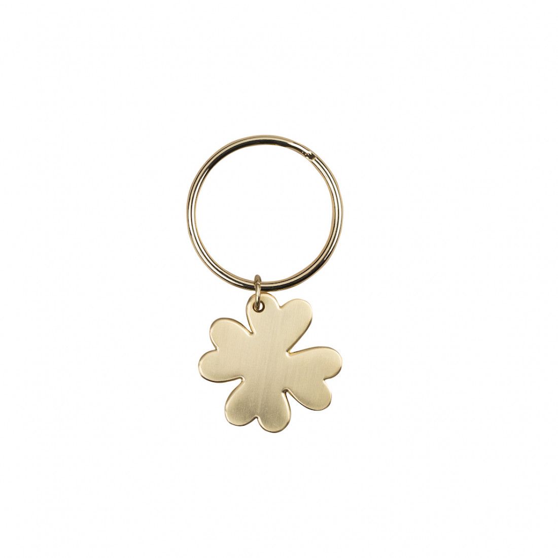Lucky keyring pendant clover- leaf 3,2x3,2cm