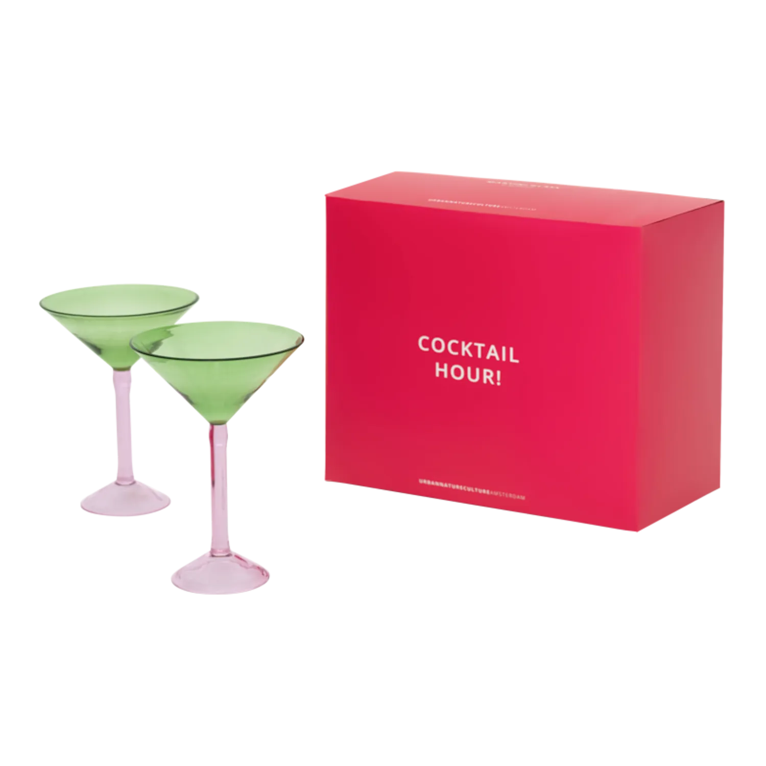Martini Cocktail glass, set of 2, in gift pack