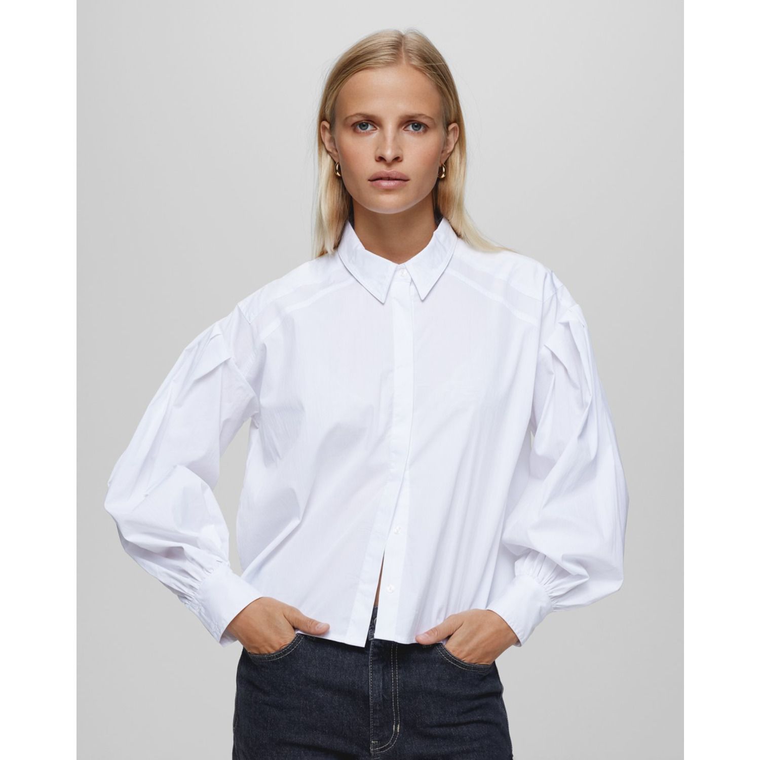 MSCHEudora Lana Shirt	Bright White