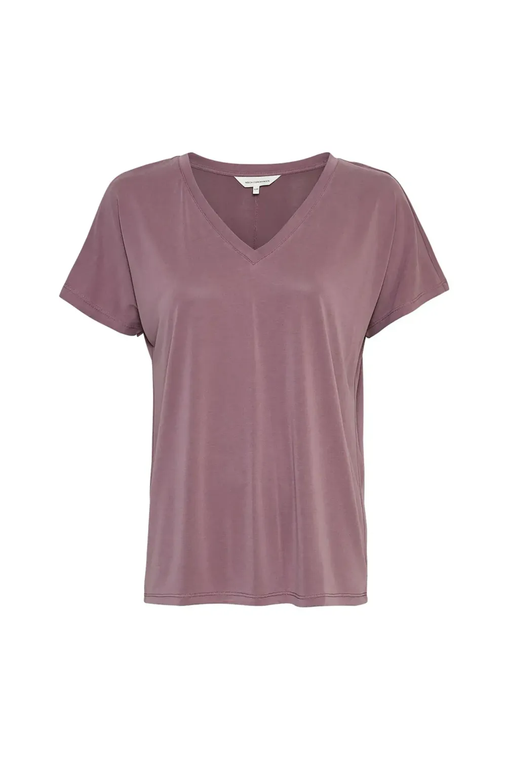 MSCHFenya Modal V Neck TeeBlack Plum