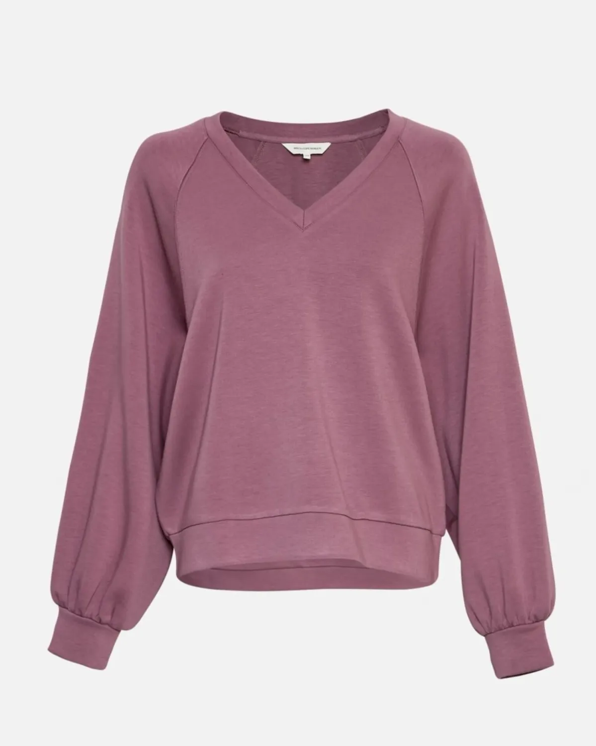 MSCHNelina Ima Q Raglan V SweatshirtBlack Plum