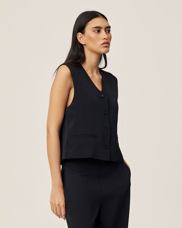 MSCHNichelle WaistcoatBlack