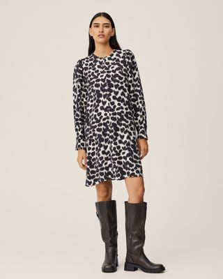 MSCHOttelie Karalynn Dress AOPOatmeal Animal