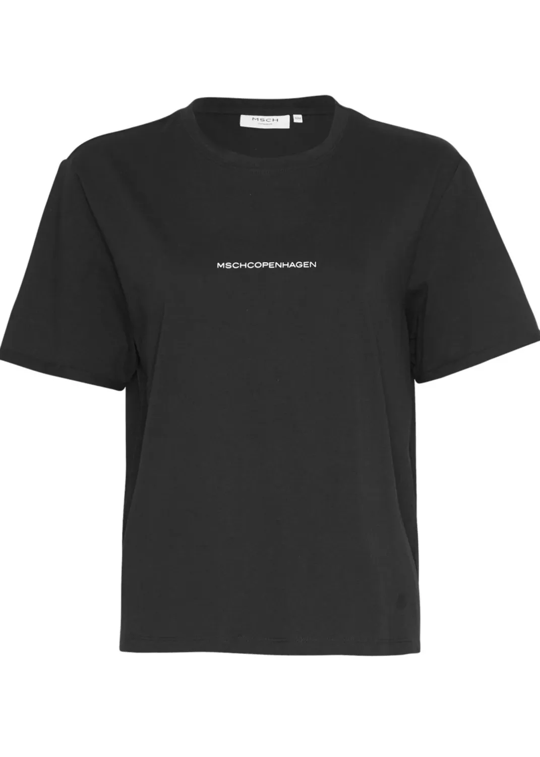 MSCHTerina Organic Small Logo TeeBLACK/WHITE