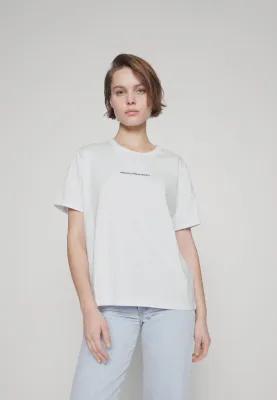 MSCHTerina Organic Small Logo TeeB WHITE/BLACK