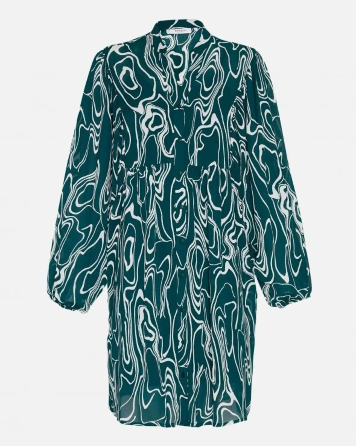 MSCHTelena Rikkelie Shirt Dress AOPP PINE ABSTRACT