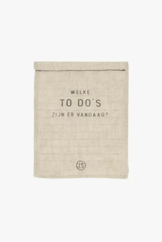 Nog te doen boekje - zand