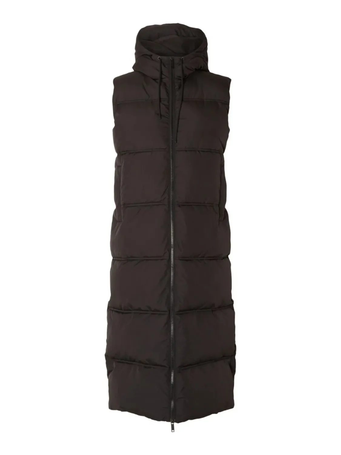 SLFALINA LONG VEST - Black
