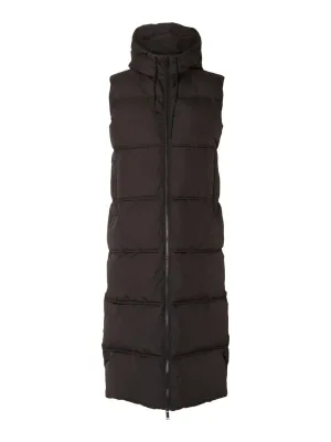 SLFALINA LONG VEST - Black