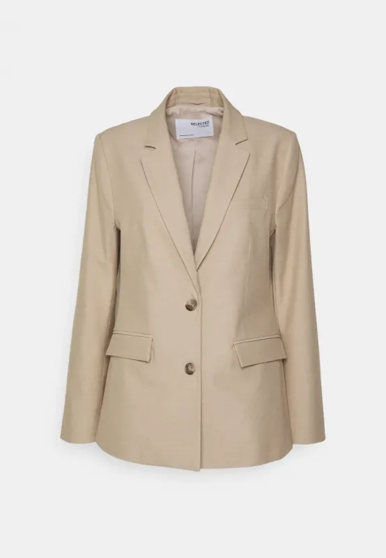 SLFELIANA LS BLAZER B NOOS Nomad MELANGE